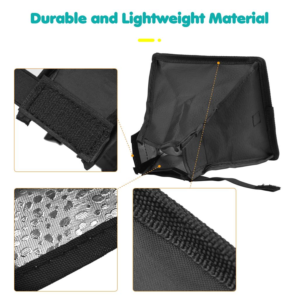 17 * 15cm 6.7 * 6in Mini Universal Camera Flash Softbox Speedlite Diffuser Foldable with Carry Bag Replacement for
