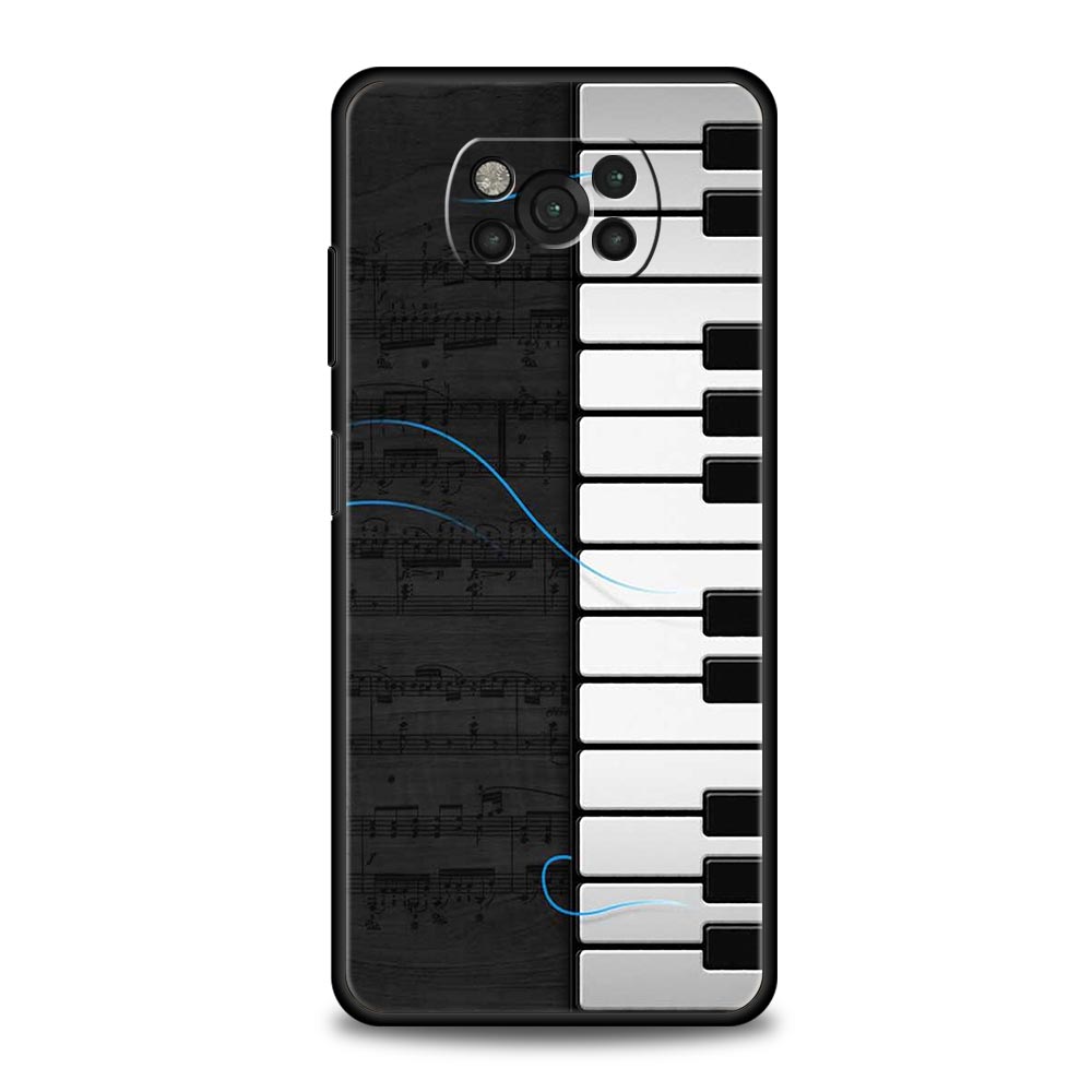 Music Instrument Guitar Piano Phone Case For Xiaomi Mi Poco X3 NFC M3 F4 F3 M4 X4 5G Note 10 12 Lite 11 11T 13 12T Pro 9T Cover