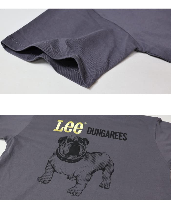 Lee Official Short Sleeve Bulldog Print Yellow Small T-Shirt LT3076-117