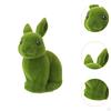 Easter Bunny Statue Garden Ornament, Farm Festival Micro-landscape Decor Simulation Rabbit Sculpture