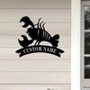 Metal Wall Art Crayfish, Kitchen Decor, Rustic Crustacean Sign, Housewarming Gift