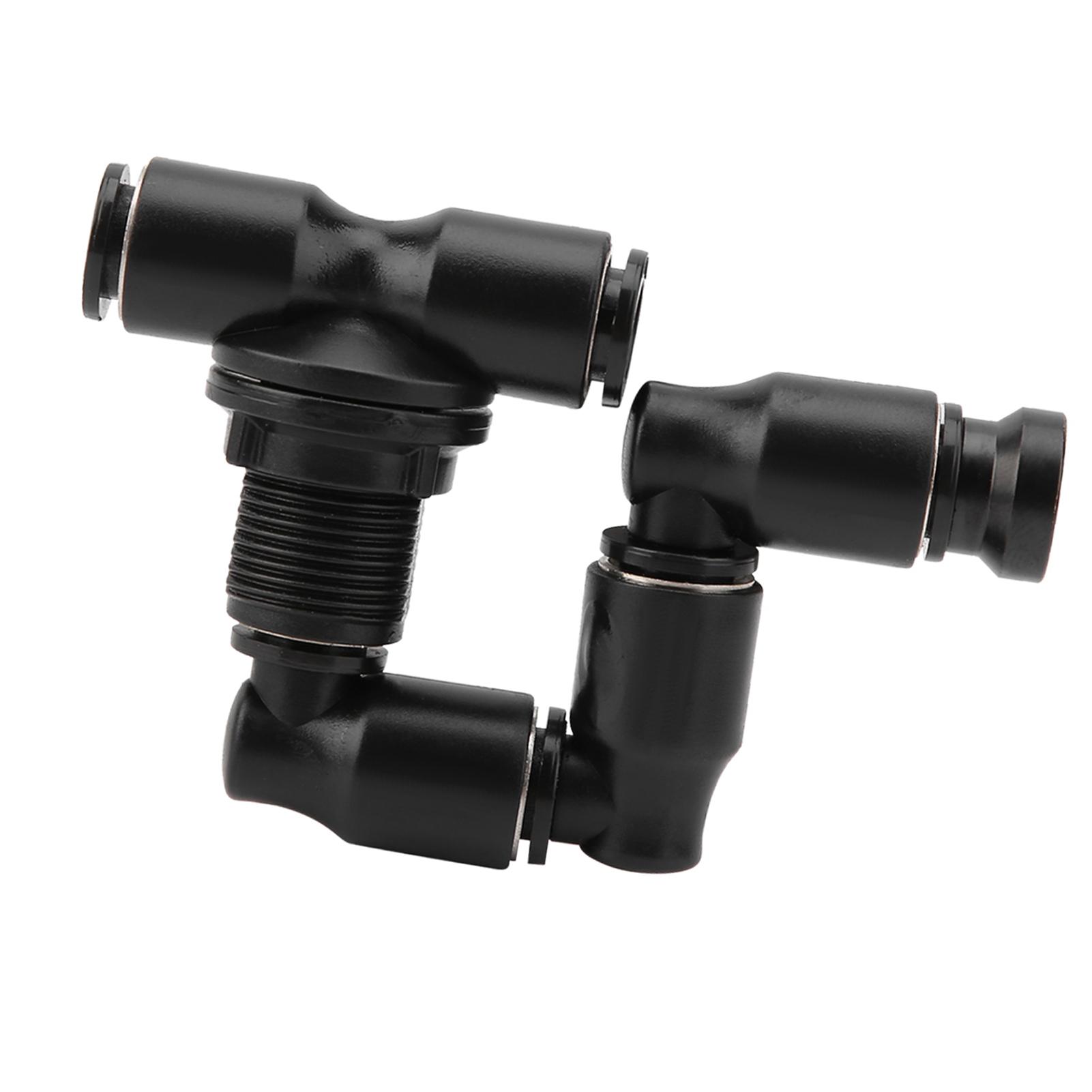 

Reptiles Fogger Mist Sprinkler Adjustable for Rainforest Tank Pet Cooling System Black