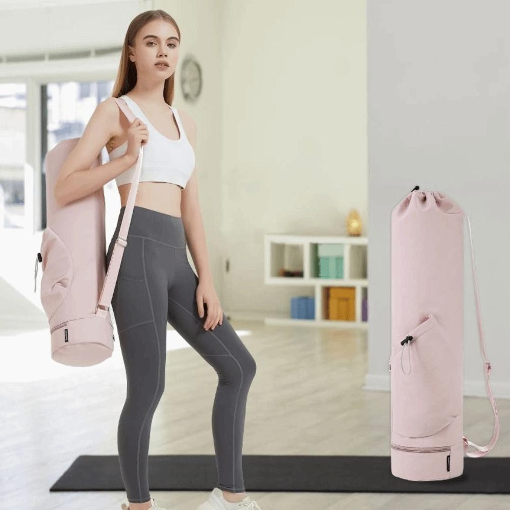 Nastavitelné ramenní popruhy Prodyšná sportovní taška Velkokapacitní taška na cvičení Úložná taška na podložky na jógu