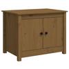 VidaXL Table basse Marron miel 71x49x55 cm Bois massif de pin 820929