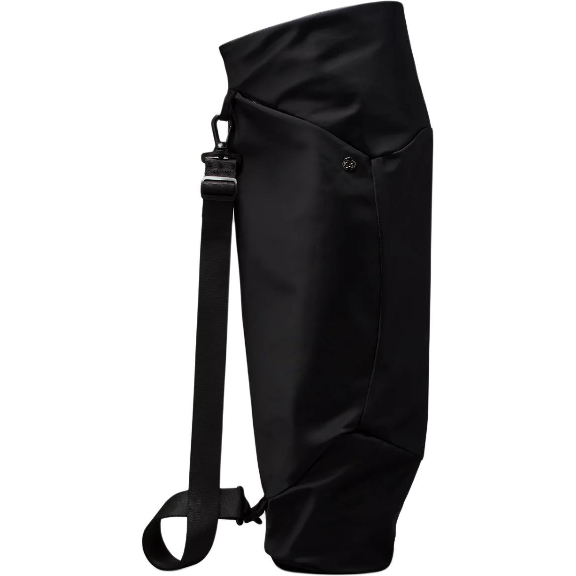 Lululemon Simple Durable Wear-Resistant Drawstring Yoga Bag Unisex Yoga Bag LU9BTES_0001 Black,14.5x76cm