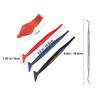 5Pcs/3Pcs Flexible Micro Squeegee Car Vinyl Wrap Tool Kit EdgeTrimmer with Different Hardness Window Tint Stickers Install Tool