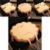 Cute Toast Plush Chair Cushion With Nonslip Base For Home Office Decor