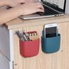 Wall Mount Storage Box for Remote, Phone Charger, and Accessories Modern Simple Design, Multi-Purpose Holder