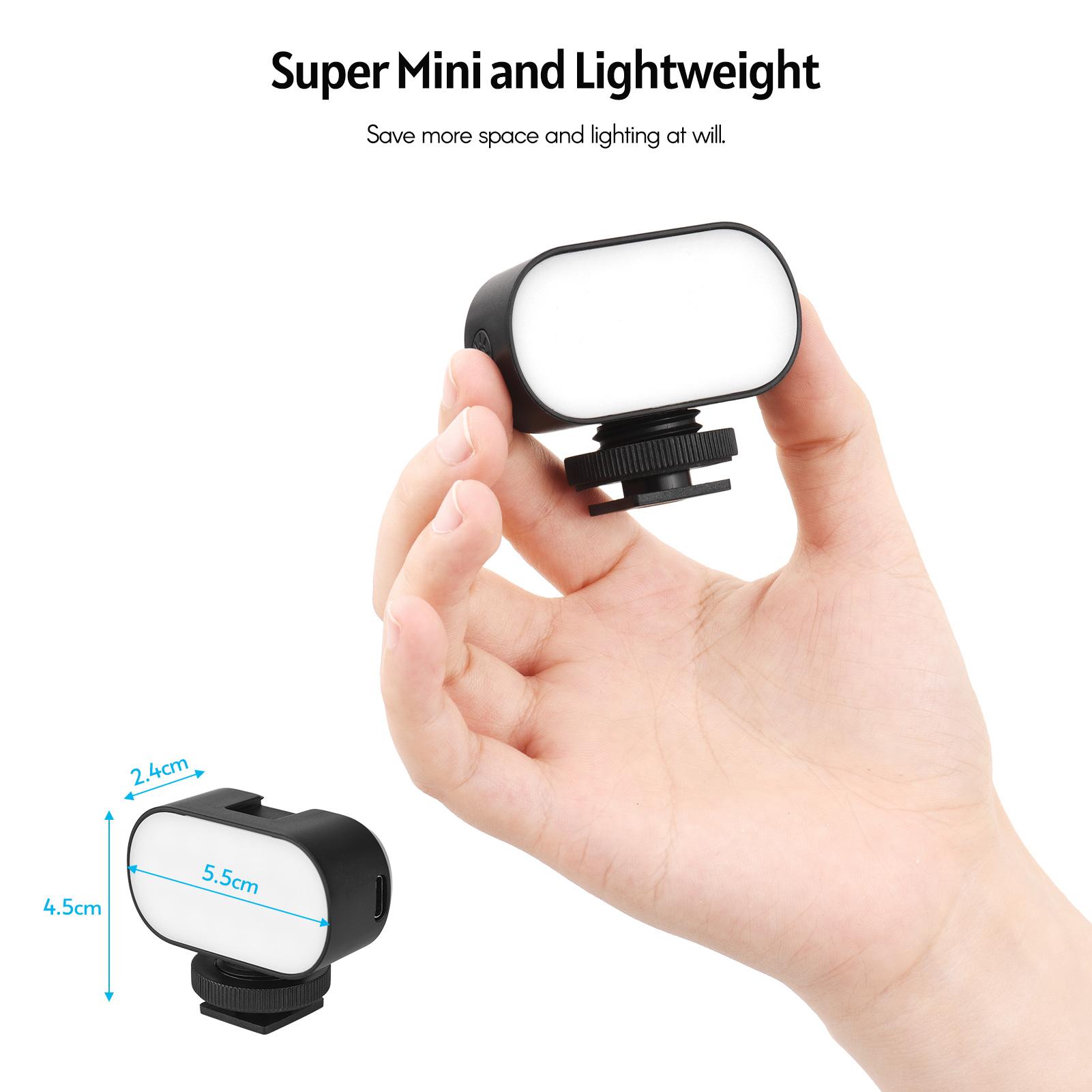 Andoer ST15RGB Мини-светодиодная видеолампа RGB Vlog заполняющая лампа 7 цветных ламп — фото 10