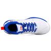 New LiNing Cushioned Anti Slip Wear Resistant Breathable Lightweight Low Top Running Shoes Men's White Blue AYTQ023-1