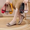 Soft-soled leather spring and autumn new leather shoes comfortable flat-soled women's shoes retro non-slip medium single shoes