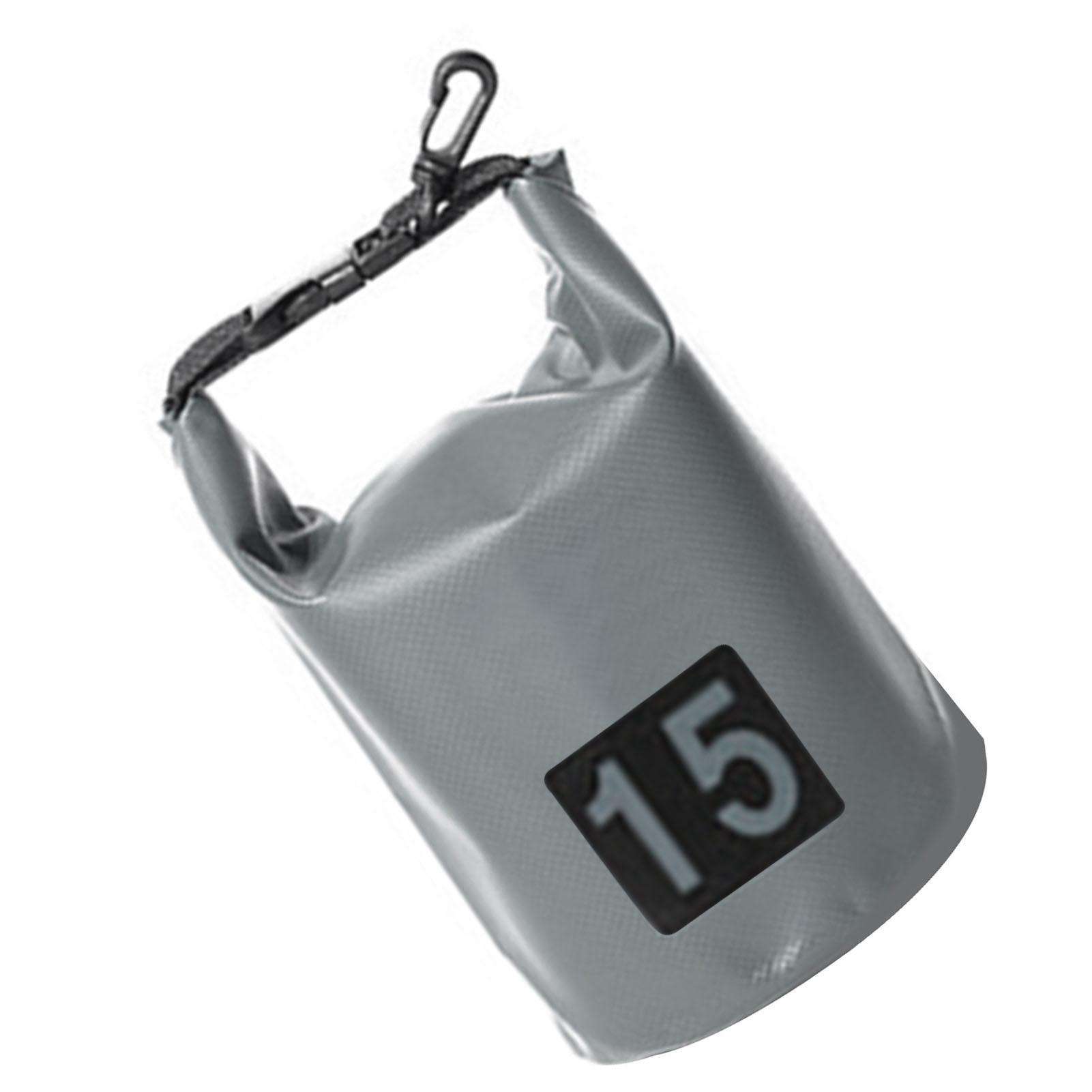

Waterproof Bucket Bag Water Repellent Dry Bag Modern for Outdoor Rafting Camping30L Gray