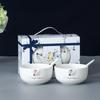 Xiao Yue Ya Golden Swan Lake Ceramic Dinnerware Gift Set