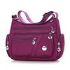 Multi-compartment single shoulder messenger bag women's bag medium and old mother bag light shoulder bag casual large-capacity cloth bag