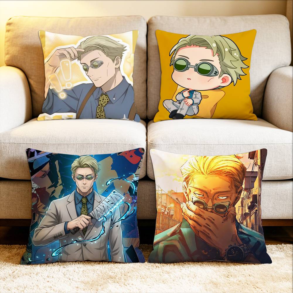 Anime Figure Nanami Kento Various Sizes Square Pillow Case For Car Home Bedchamber Decor