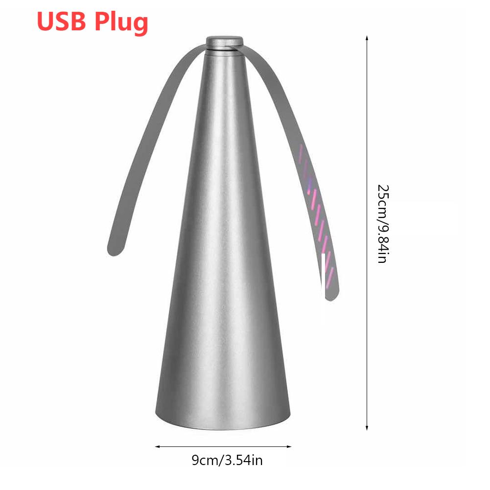 1/2PC Outdoor Fly Bug Repeller Kitchen Fly Repellent Fan Tabletop Electric USB/Battery Operated Food Protector Pest Control Tool