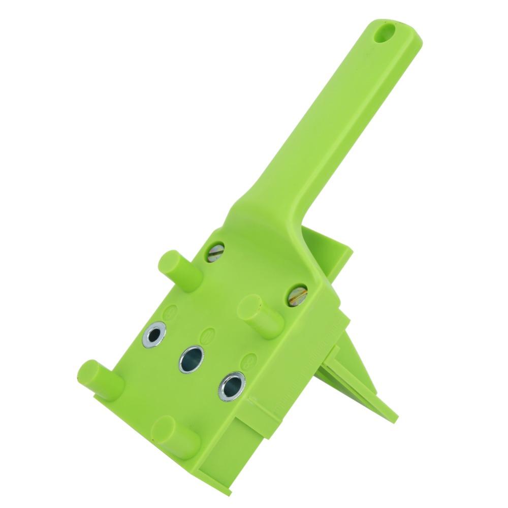 8pcs Handheld Drill Guide Tool Self Centering Hole Saw Kit Versatile Doweling Jig DIY Tool