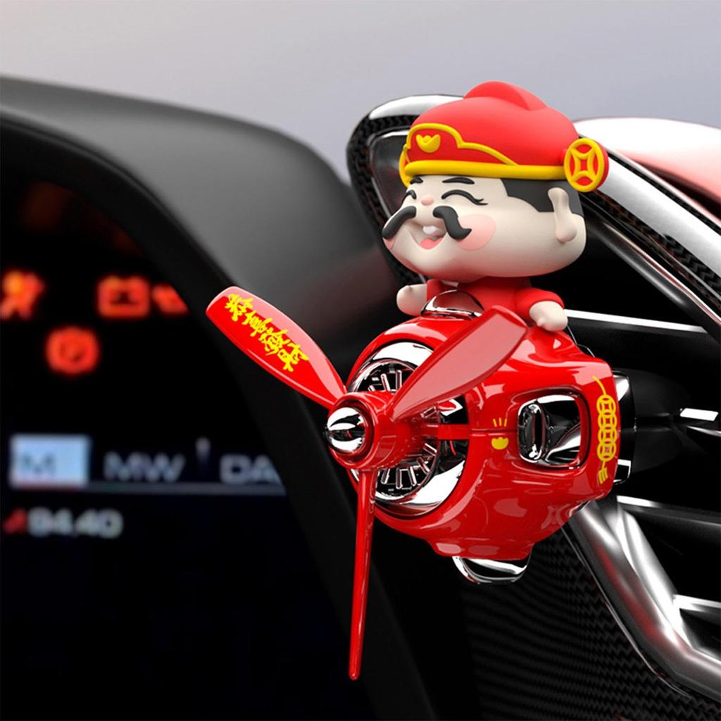 Propeller Car - New Year Rotating Propeller Clip, Pilot Car Air