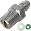 8mm Quick-Disconnect Plug Adapter, Stainless Steel 1/8" NPT Male Thread PCP P