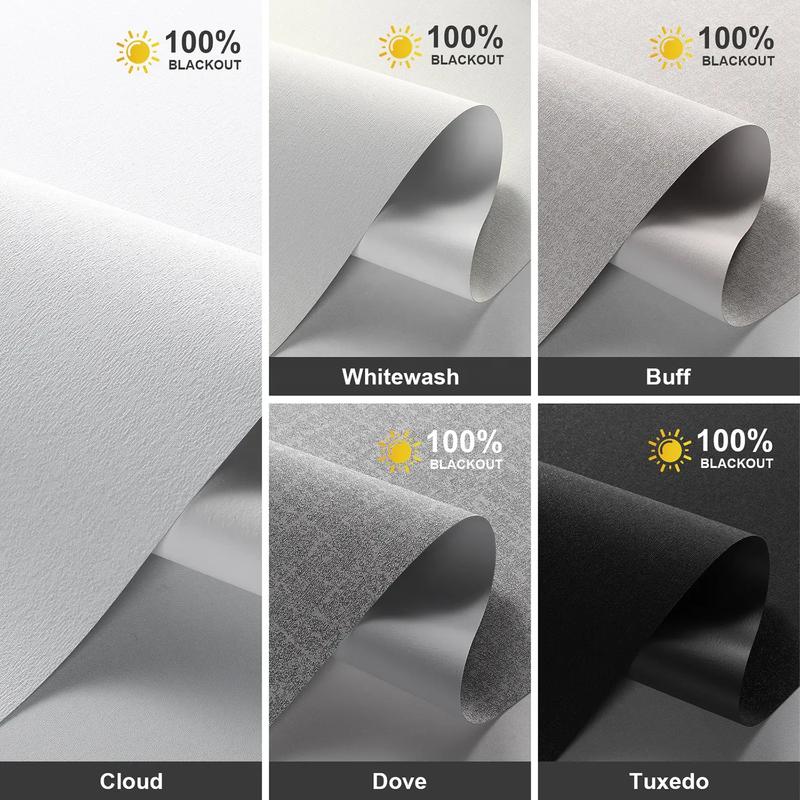 2025New Style Design 100%Blackout Fabric Can Connect Wifi Google Motorized Roller Blinds For Windows