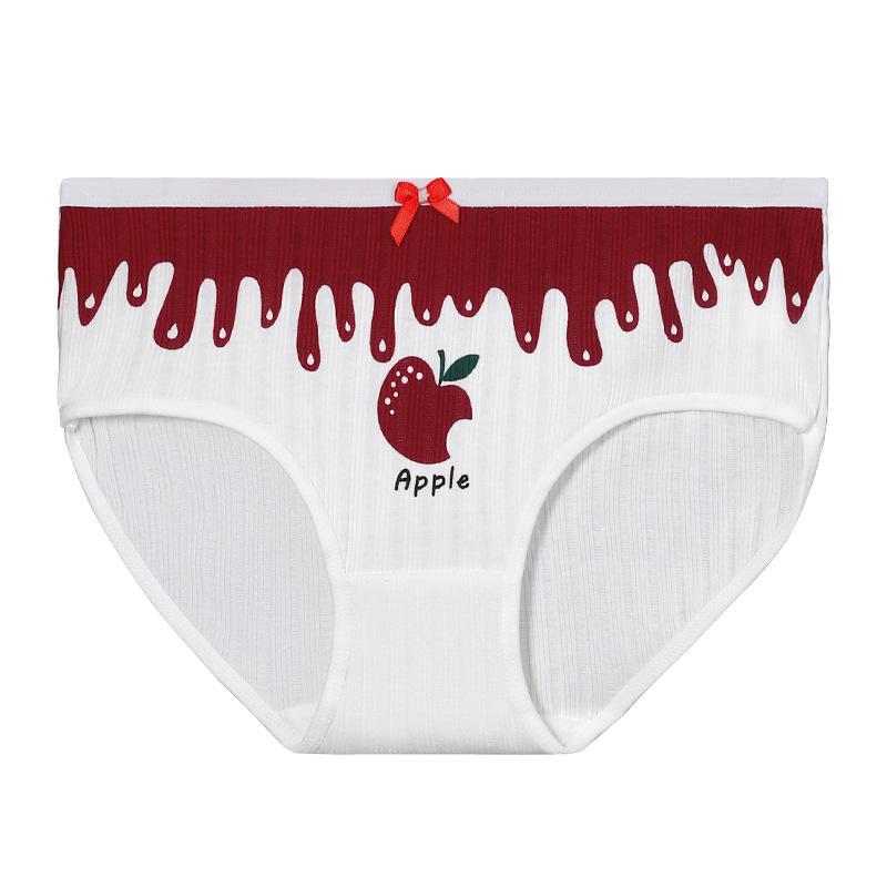 

Женские бесшовные летние хлопковые трусики - Дышащие, милые трусики-треугольники XL