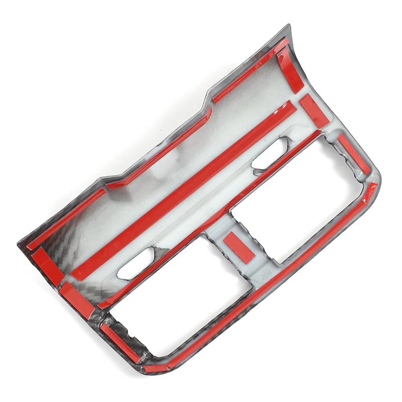 ABS Carbon Fiber For BMW 5 Series G60 2026-2026 Car Armrest Box Air Outlet Rear Anti-kick Cover Car Interior Accessory