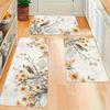 1Pcs Simple Ink Pattern Floor Mat Modern Kitchen Polyester Rug Non-Slip Colorful Indoor Carpet, For Home Bathroom Bedroom Living Room Decor