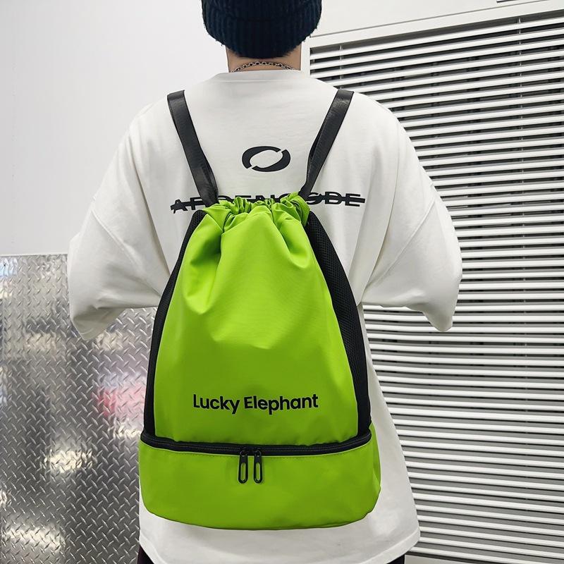 Dry and Wet Separate Gym Bag Women's Separation Shoes Bags Sports Swimming Yoga Bag Outdoor Lightweight Backpack
