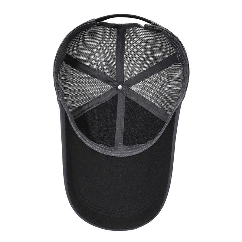 Breathable Mesh Baseball Cap Men's Summer Mesh Cap Sunscreen Outdoor Sports Cap
