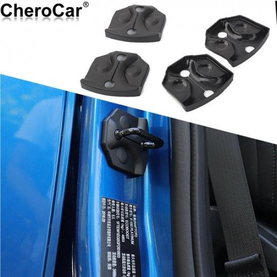 4X Türschlossabdeckung Schnallenverkleidung Dekor Schutz für 2015-19 Ford F150 Zubehör