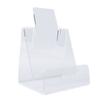 Acrylic Brochure Holder Desktop Booklet Menu Display Stand Transparent Countertop Organizer for Office Restaurant