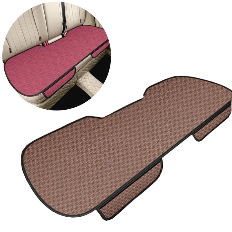 Cuscino Universale Traspirante per Sedile Posteriore Auto Antiscivolo Resistente all'Usura Monocolore Coprisedile Auto in Seta Ghiacciata