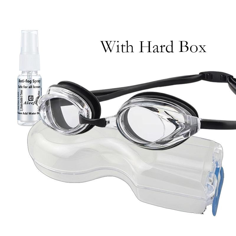 Speedy Race Swimming Goggles with Antifog and Myopia -2.0 To -7.0 Hydrodynamic Swim Eyewear Glasses