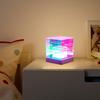 3D Infinity Desk Lamp USB Light Table Lights Desk Lamp Table Lamp Color Changing Ambient Lighting Cube Pyramid Desk Decor For