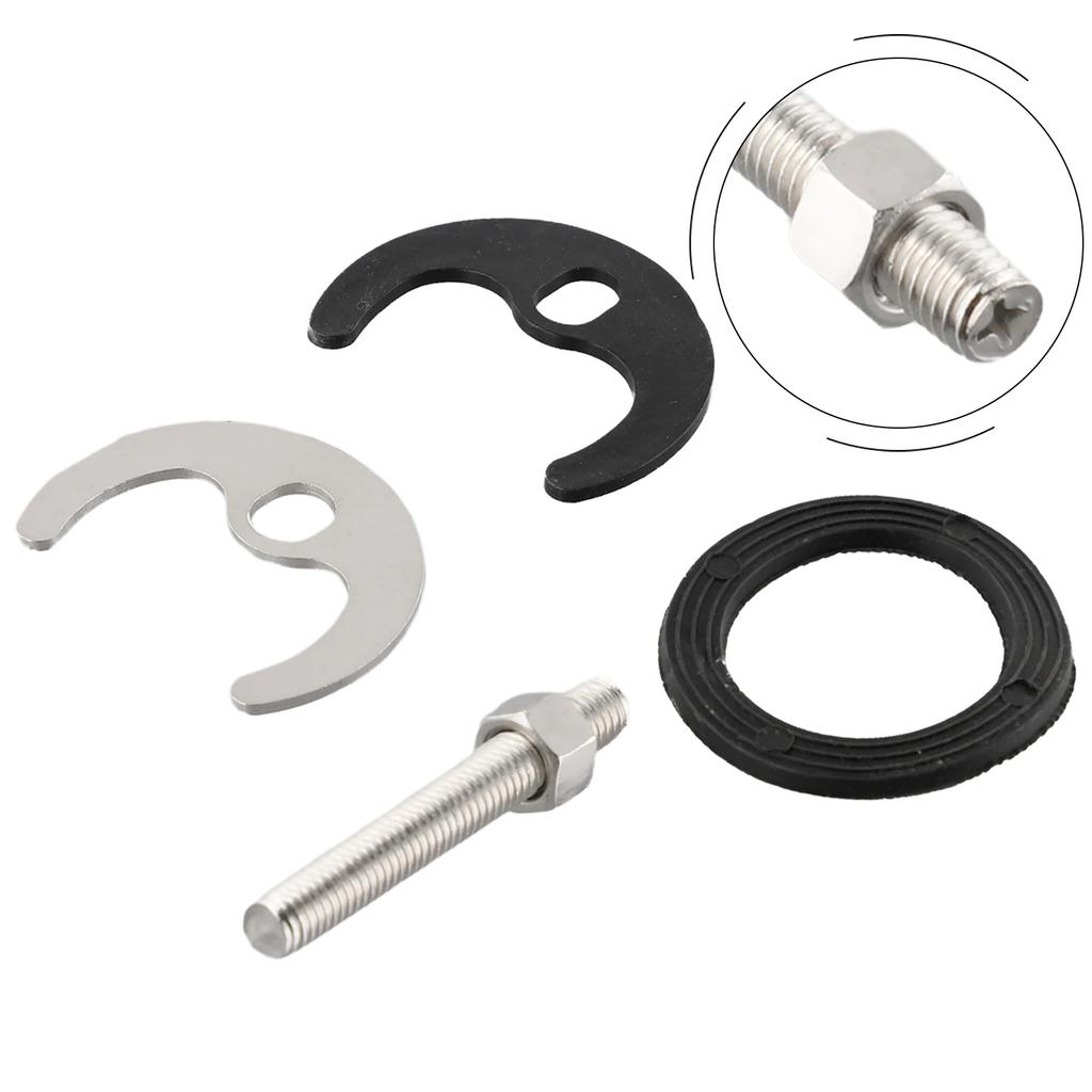 Kit de Instalación para Grifo Monobloque Incluye Tornillo de Acero Inoxidable Soporte de ABS Junta de Goma y Arandelas de 33 48 mm para Montaje en Fregadero