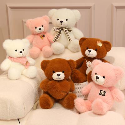 Teddybär Plüschtier Bärenpuppe kreativ vielfältig Pullover Bärenpuppe Stoffpuppe für Freundin Geburtstagsgeschenk