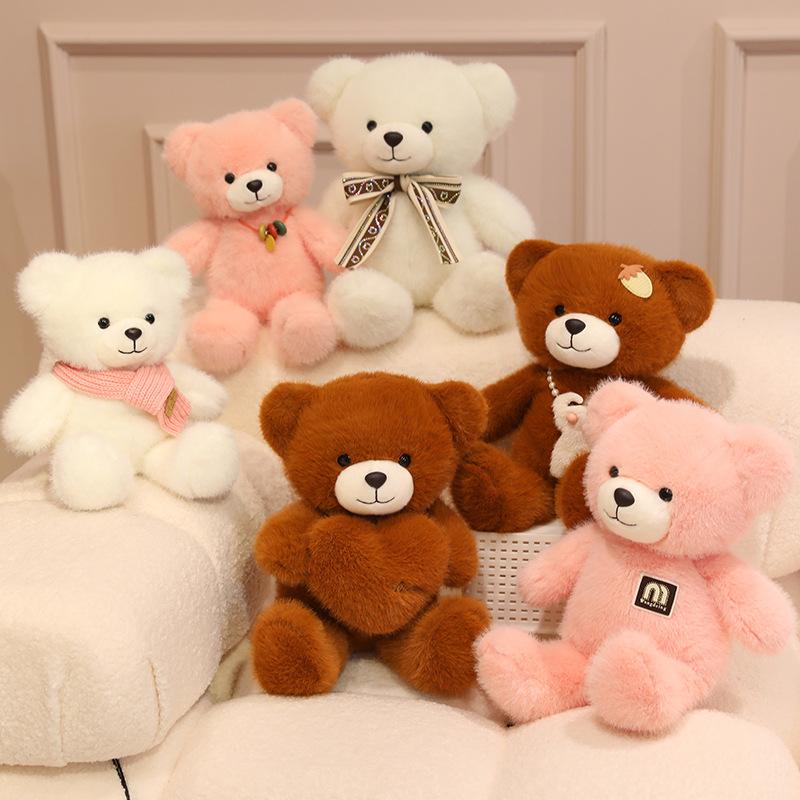 Teddy bear plush toy bear doll creative variety sweater bear doll rag doll for girlfriend birthday gift