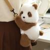 Backpack Panda Plush Child Animal Doll Crossbody Bag Cute Fox Doll Bag Plushie
