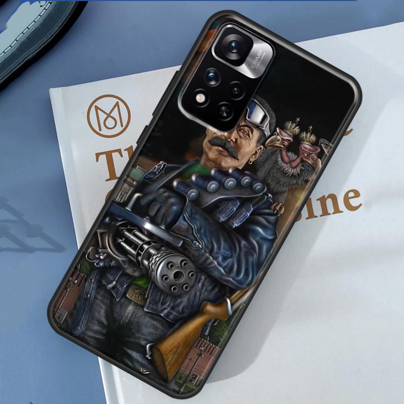 Russian Stalin Ussr Case For Xiaomi Redmi 14C 13C 10C 12C Redmi Note 13 14 Pro 12 11 9 10 9S 10S 11S 12S Cover