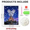 Disney Mickey and Minnie Castle DIY Painting Set Gift  Home Decoration  Artificial Gemstone Painting Picture Art