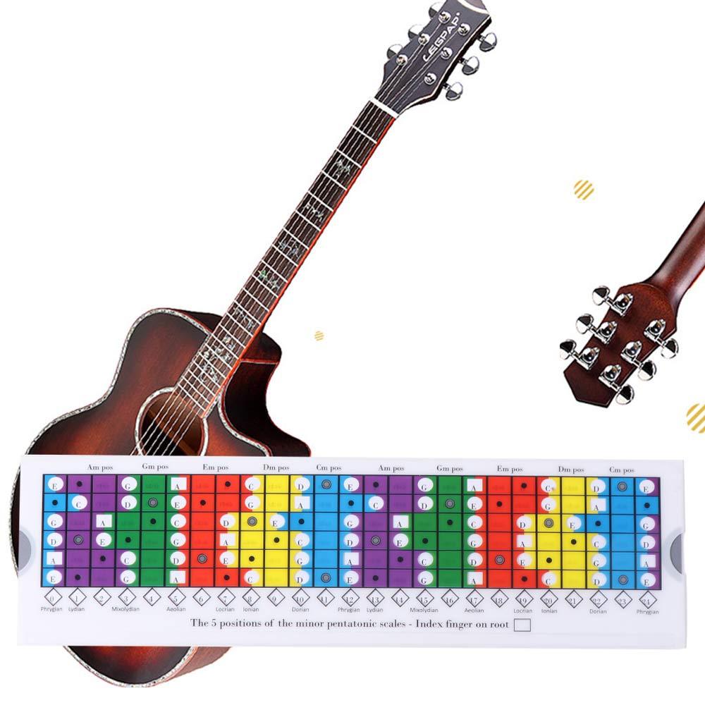 Diatonic and Mode Pentatonic Sliding Ruler Music Theory Guitar Learning Ruler  For Practice