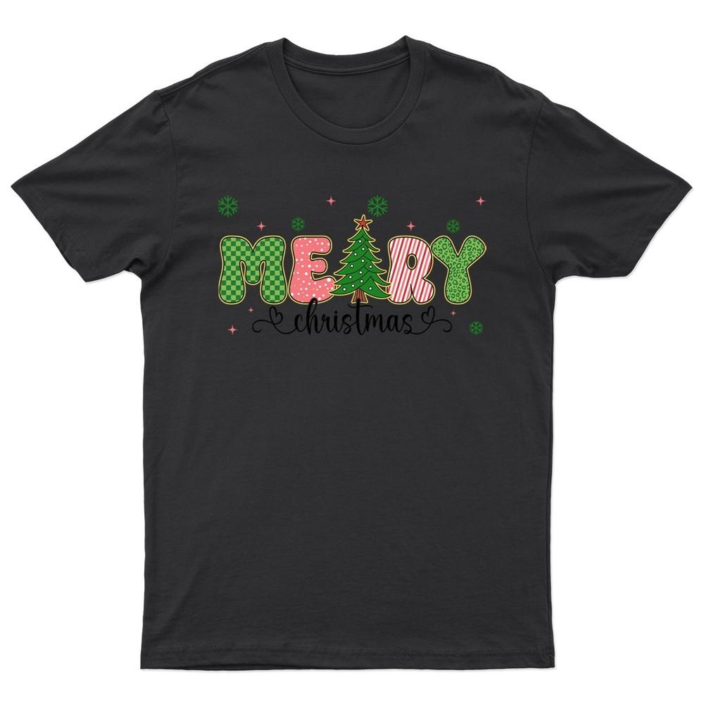 Merry Christmas Festive Holiday TShirt Unisex Gift Retro Funny Unisexs Vintage