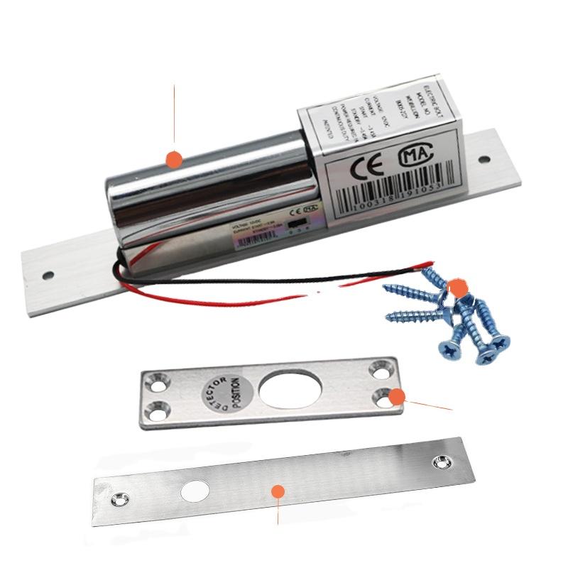 Waterproof Concealed Electric Lock Access Control Two Wire Power Failure Unlocking Door Lock