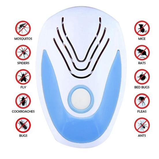 Repelente de plagas enchufable ultrasónico electrónico, antiratones, insectos, disruptor doméstico