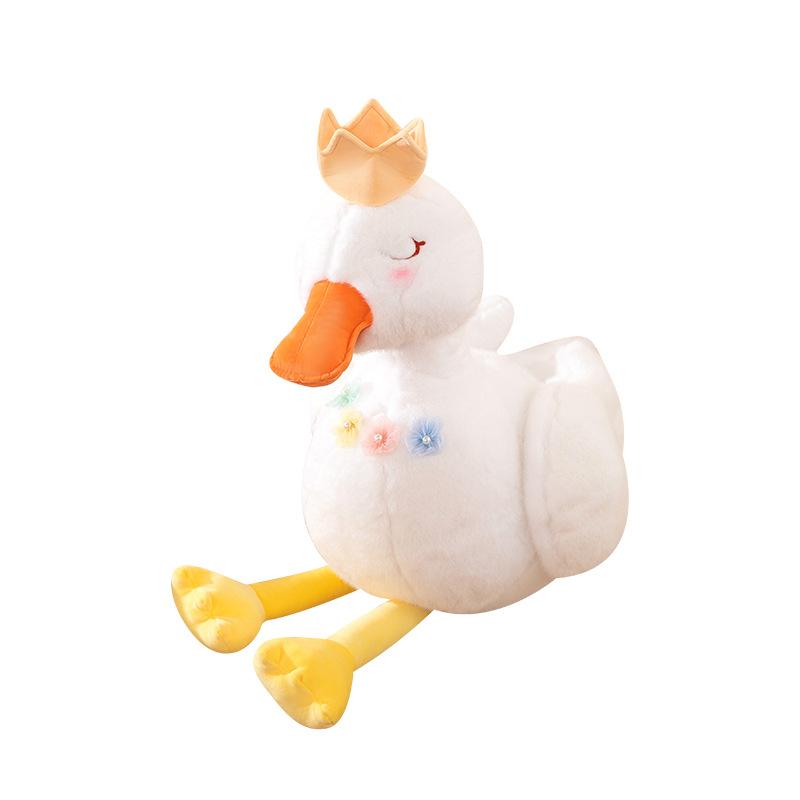 

Swan Plush Crown Toy Fashion Simple Childrens Comfort Sleeping Pillow Doll 40cm/15.75in