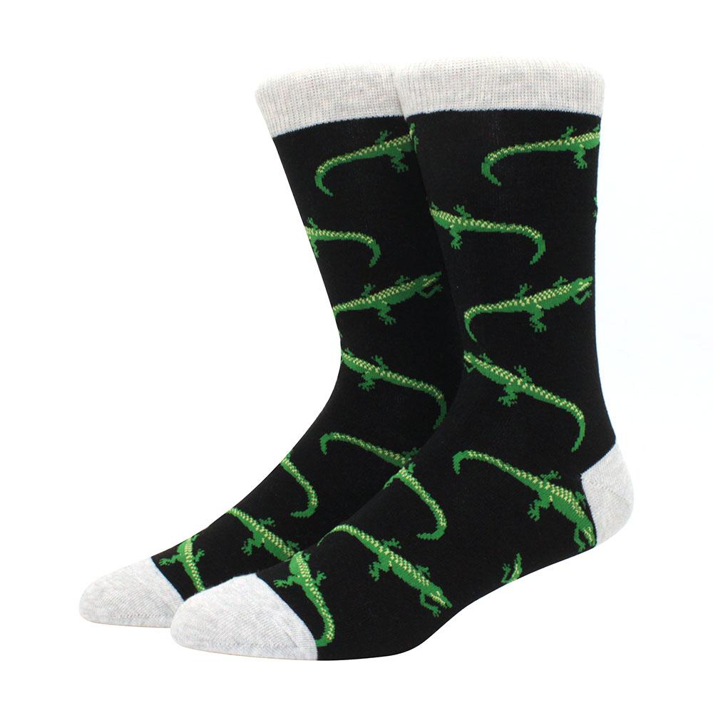 Men Socks Cotton Funny Alien Socks for Man Women Novelty Casual Dressing Color Crew Socks for Happy Wedding Accessories Gift