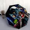1pc Saint Seiya: Knights of the Zodiac, Auto Open Umbrella, Portable 3-Fold Design, 8-Bone Iron Frame Outdoor Umbrella, Perfect Gift for Fans, Travele
