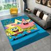 Kreskówkowy Dywanik S-SpongeBob Patrick Star do Pokoju Zabaw Sypialni Salonu Sofa Dekoracja Domu, Dywanik dla Dzieci Antypoślizgowa Mata Podłogowa