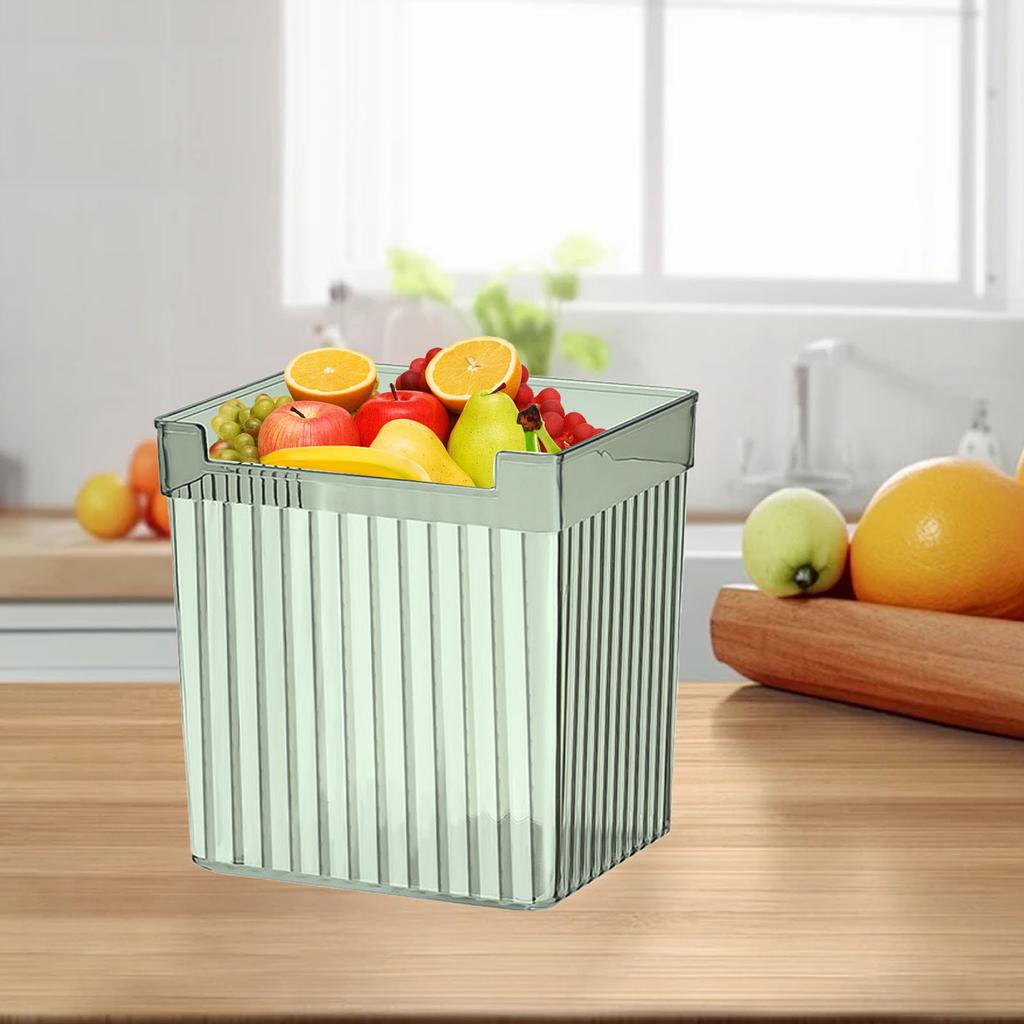 Fridge Organizer Large Capacity Translucent Multifunction Freshness Keeping Refrigerator Storage Organizer Bin for
