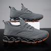 Flying Woven Men's Shoes Spring Air Mesh Blade Red Sports Running Casual Trendy Shoes Versatile Men's Factory